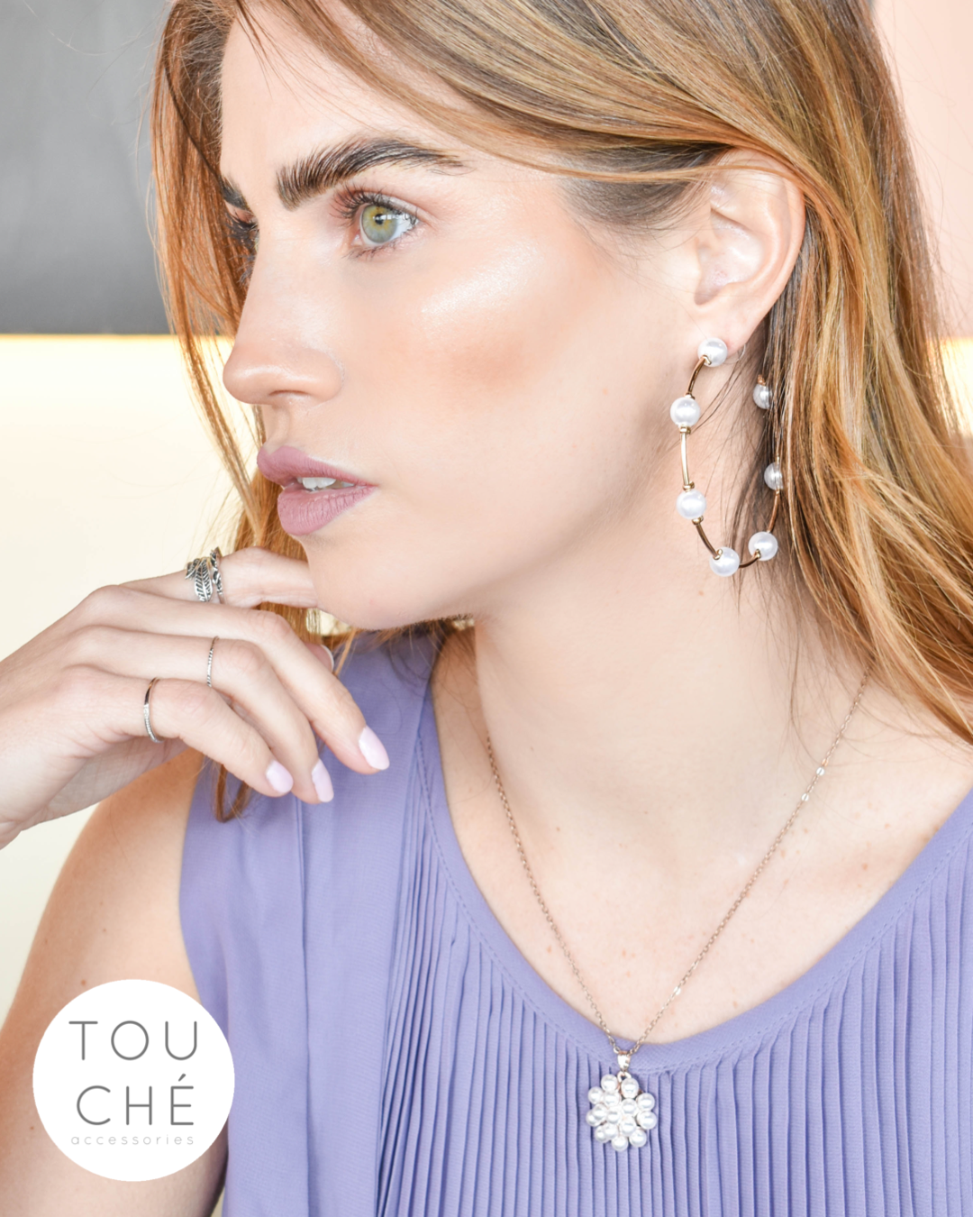 Unstoppable Pearls Hoops