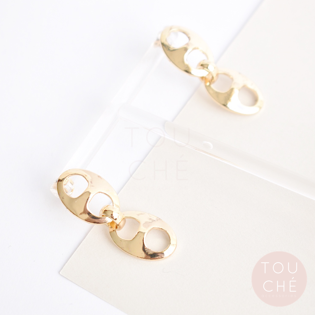 Tin Ring Earrings