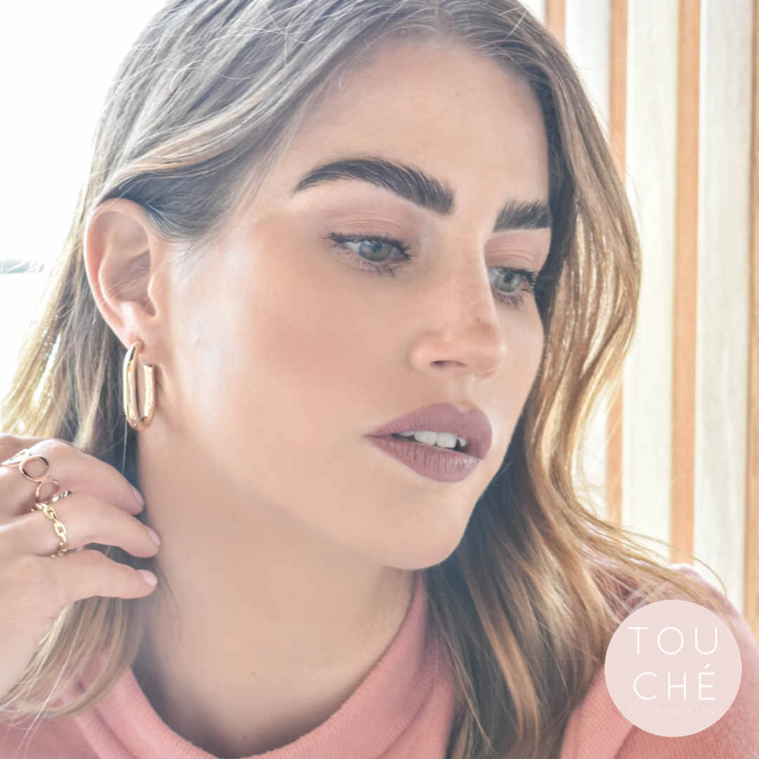 Oval Bold Hoops