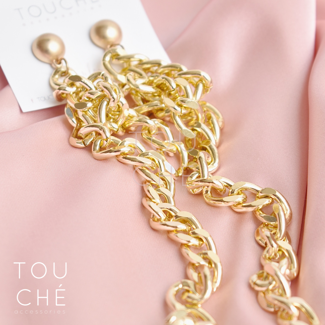 Golden Chain XXL Earrings