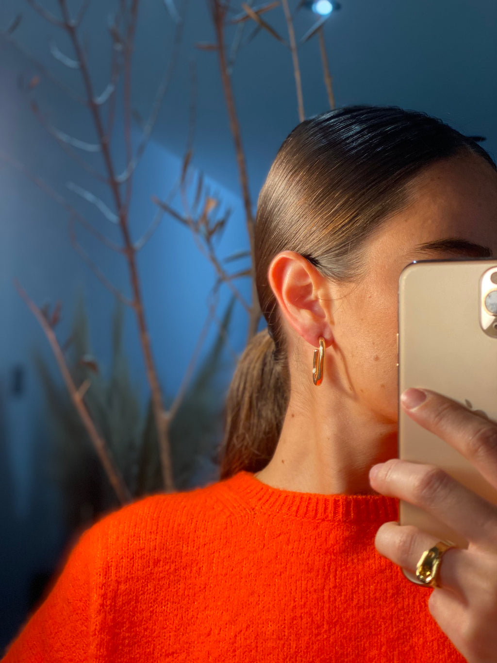 Oval Bold Hoops